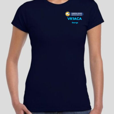 CRARC Logo - GILDAN Womens Slimfit Round Neck Tee Thumbnail